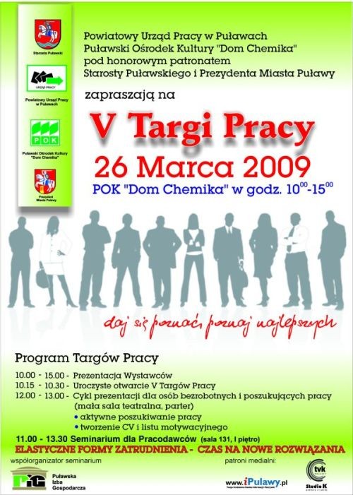 Plakat V Targów Pracy i Edukacji