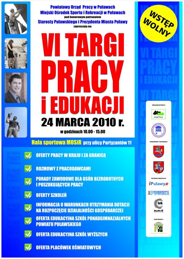 Plakat VI Targów Pracy i Edukacji