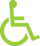 Logotyp znaczka osób niepełnosprawnych