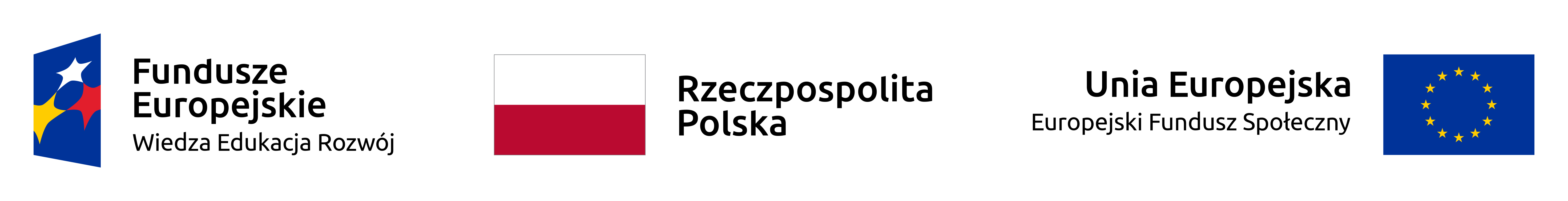 Logotyp programu Europejskiego Funduszu Społecznego Program Operacyjny Wiedza Edukacja Rozwój w 2018 roku