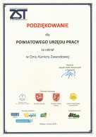 Zdjęcie artykułu Podziękowanie dla PUP w Puławach za udział w Dniu Kariery...