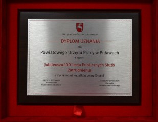 Zdjęcie artykułu Dyplom uznania od Marszałka Województwa Lubelskiego